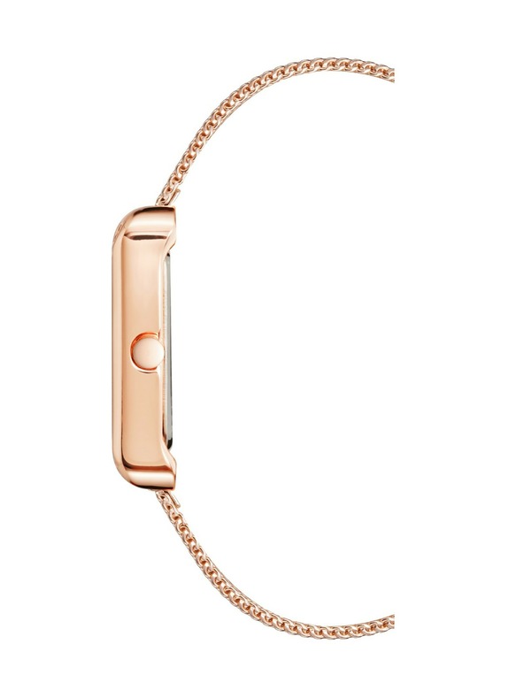 Nine West	 Nine West Damenarmbanduhr eckig NW/2090RGRG