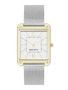 Nine West	 Nine West Damenarmbanduhr eckig NW/2091SVTT