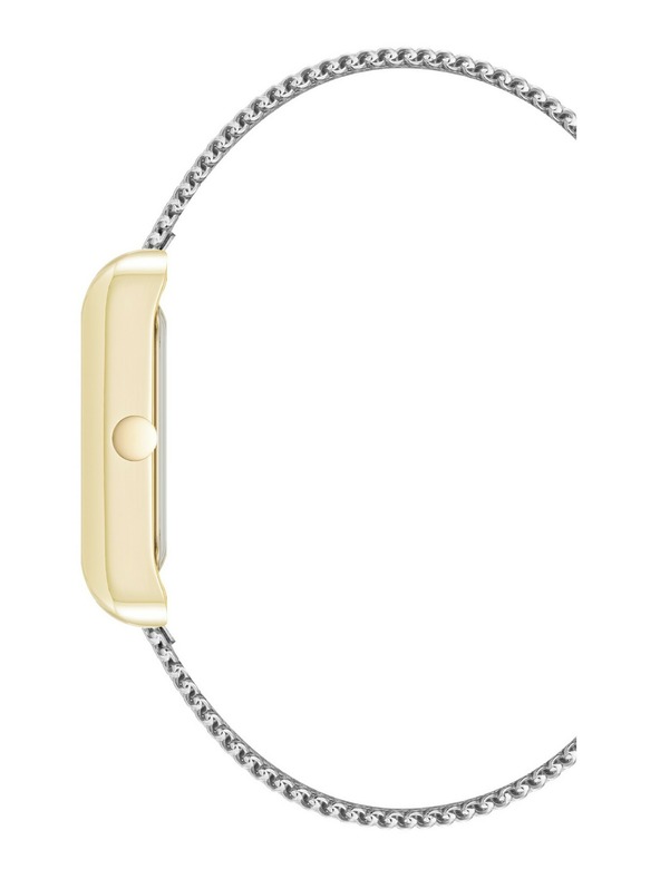 Nine West	 Nine West Damenarmbanduhr eckig NW/2091SVTT