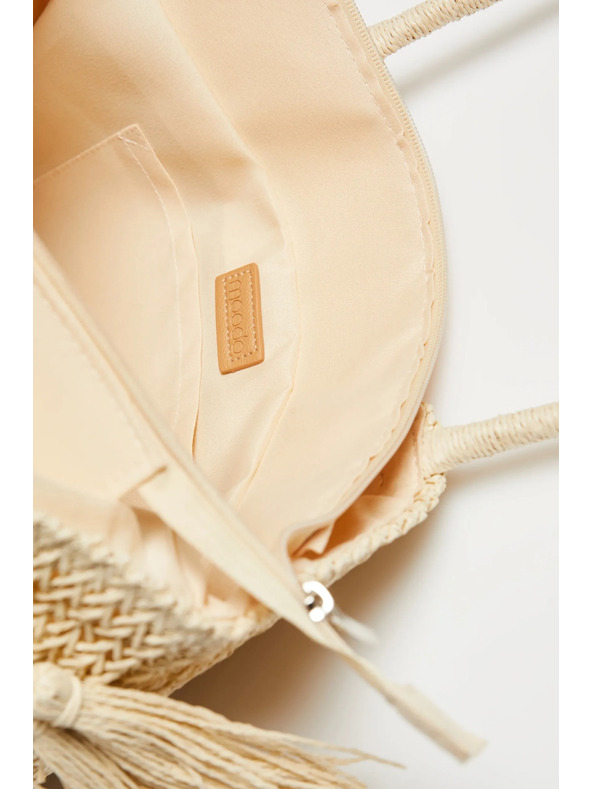 Moodo Flechtkorbtasche