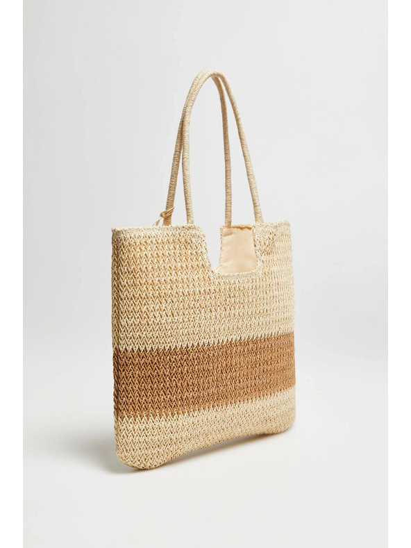 Moodo Flechtkorbtasche