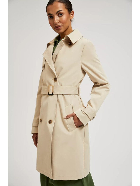 Moodo Beiger Trenchcoat