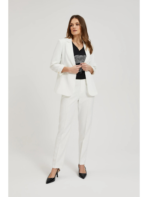 Moodo Weiße gerade Hose von Moodo