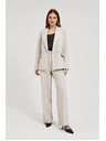 Moodo Graue formelle Damenhose