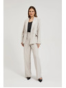 Moodo Graue formelle Damenhose