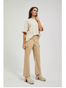 Moodo Beige Hose mit Taschen