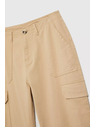 Moodo Beige Hose mit Taschen