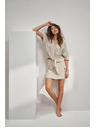 Moodo Cremefarbene Shorts mit Taschen