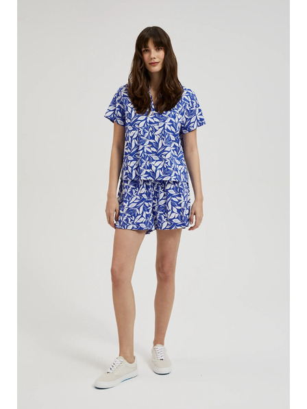 Moodo Blau-weiße Shorts von Moodo