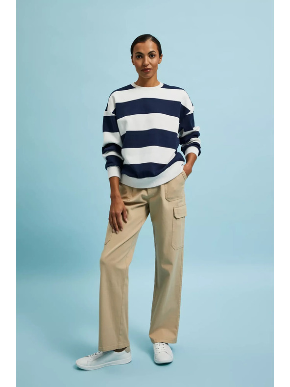 Moodo Gestreiftes Sweatshirt