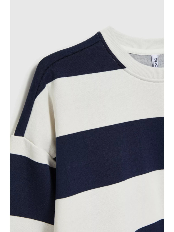 Moodo Gestreiftes Sweatshirt