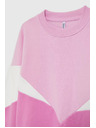 Moodo Rosa und weiße Sweatshirt