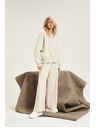 Moodo Cremefarbene Bomberjacke