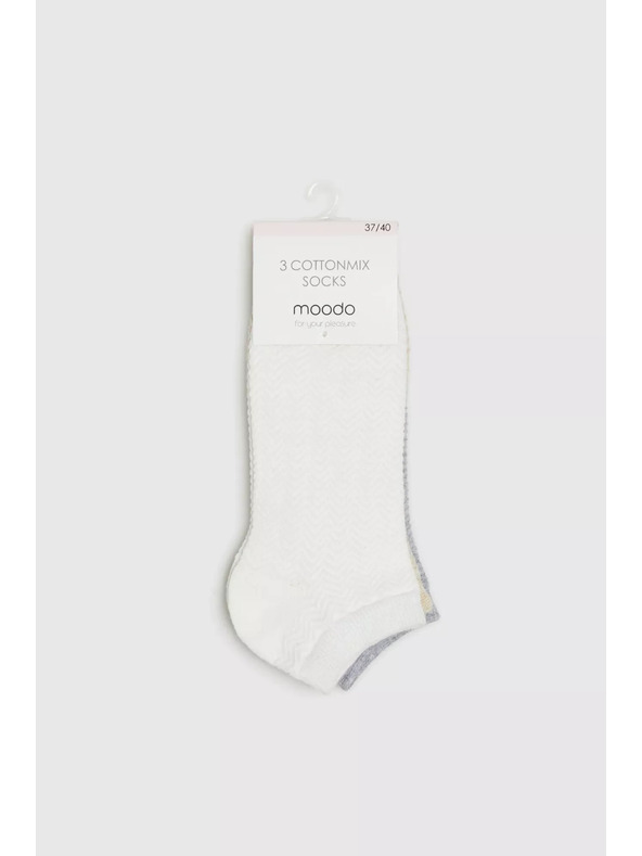 Moodo Set mit 3 Paar Socken