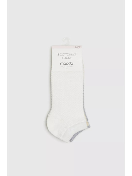 Moodo Set mit 3 Paar Socken
