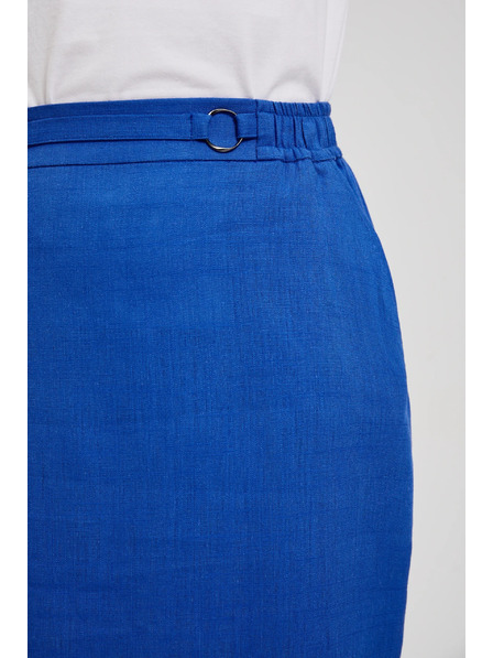Moodo Blauer Midi-Etuirock