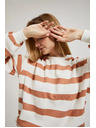 Moodo Gestreifter Pullover