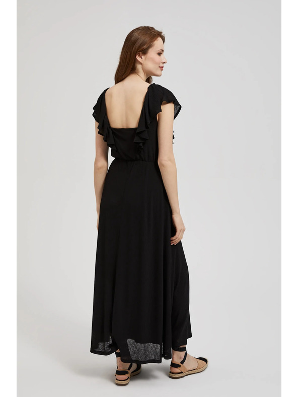 Moodo Schwarze lange Kleider