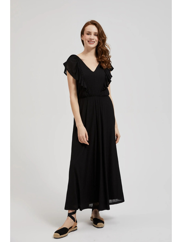 Moodo Schwarze lange Kleider