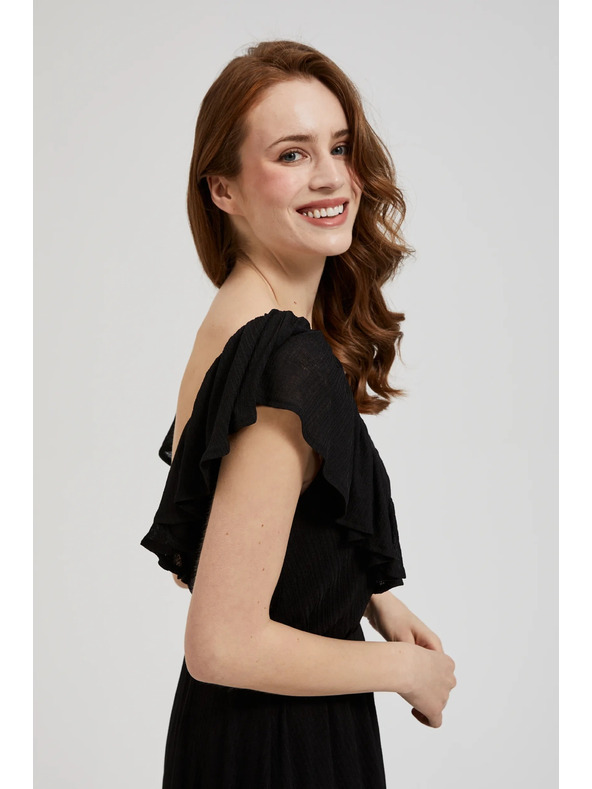 Moodo Schwarze lange Kleider