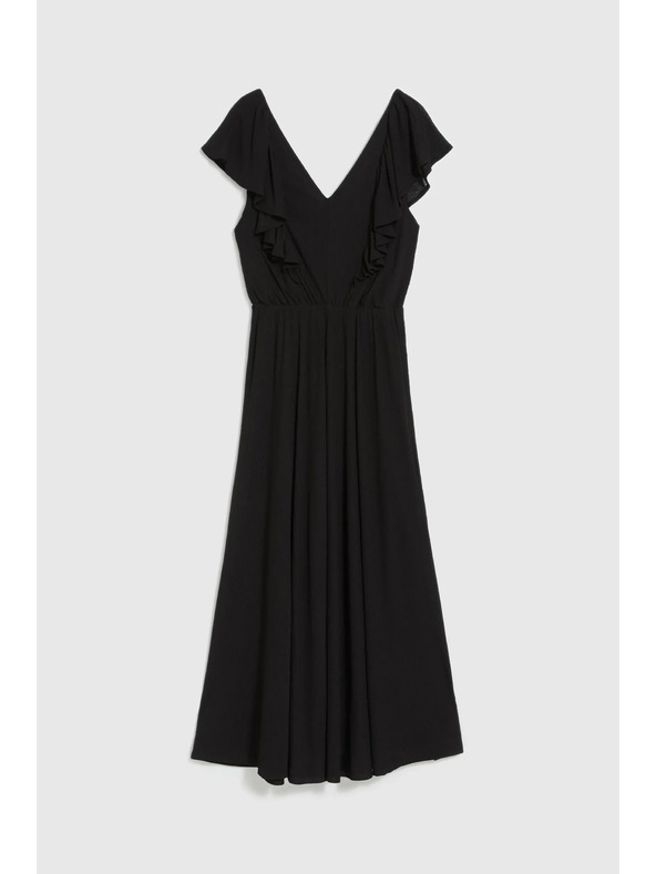 Moodo Schwarze lange Kleider