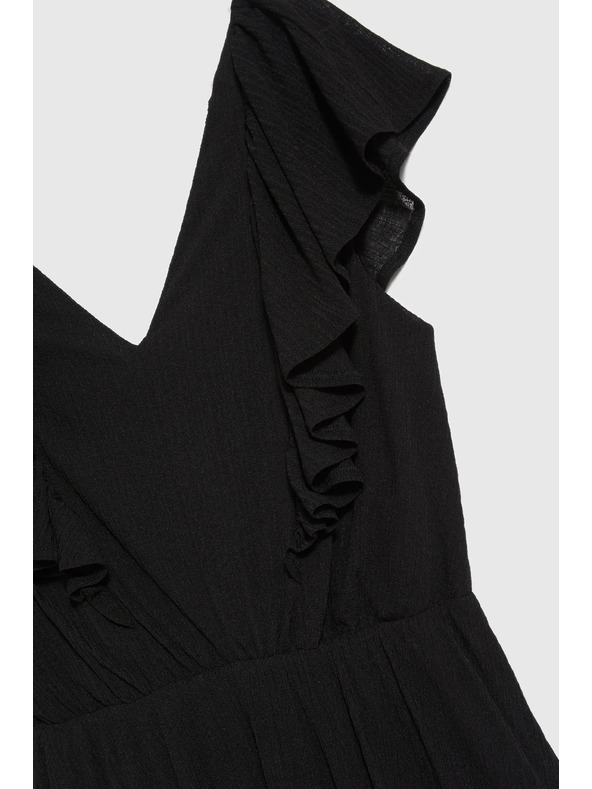 Moodo Schwarze lange Kleider