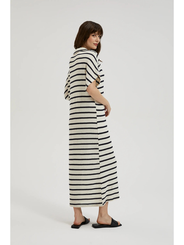 Moodo Lockeres gestreiftes Kleid