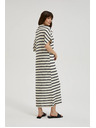 Moodo Lockeres gestreiftes Kleid