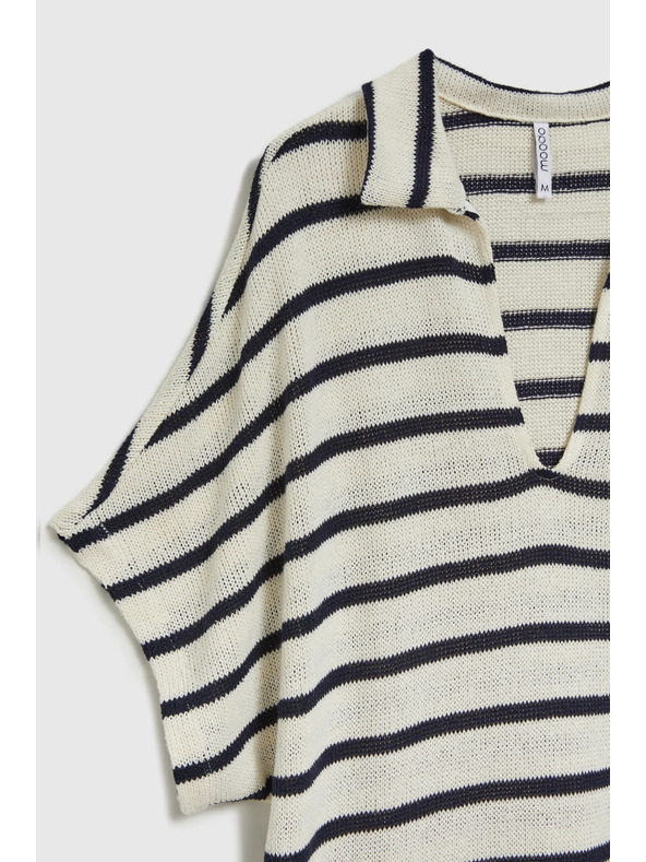 Moodo Lockeres gestreiftes Kleid