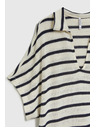 Moodo Lockeres gestreiftes Kleid