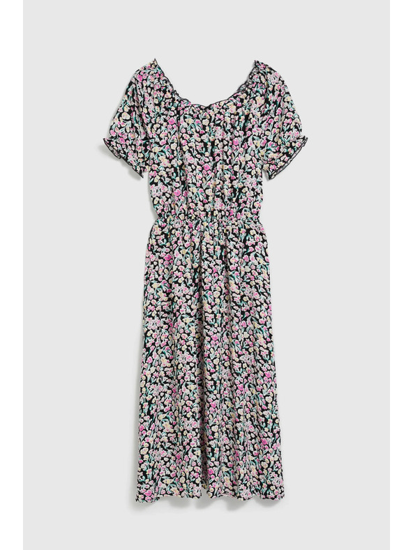 Moodo Gemustertes langes Kleid