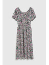 Moodo Gemustertes langes Kleid