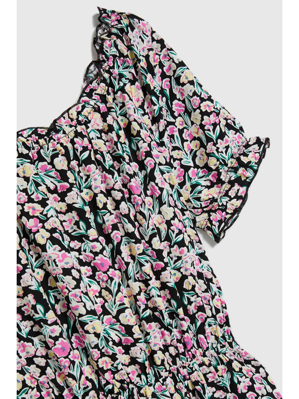 Moodo Gemustertes langes Kleid