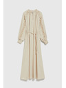 Moodo Cremefarben Maxikleid