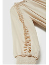 Moodo Cremefarben Maxikleid