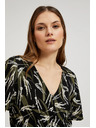 Moodo Langes gemustertes Kleid
