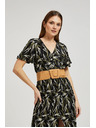 Moodo Langes gemustertes Kleid