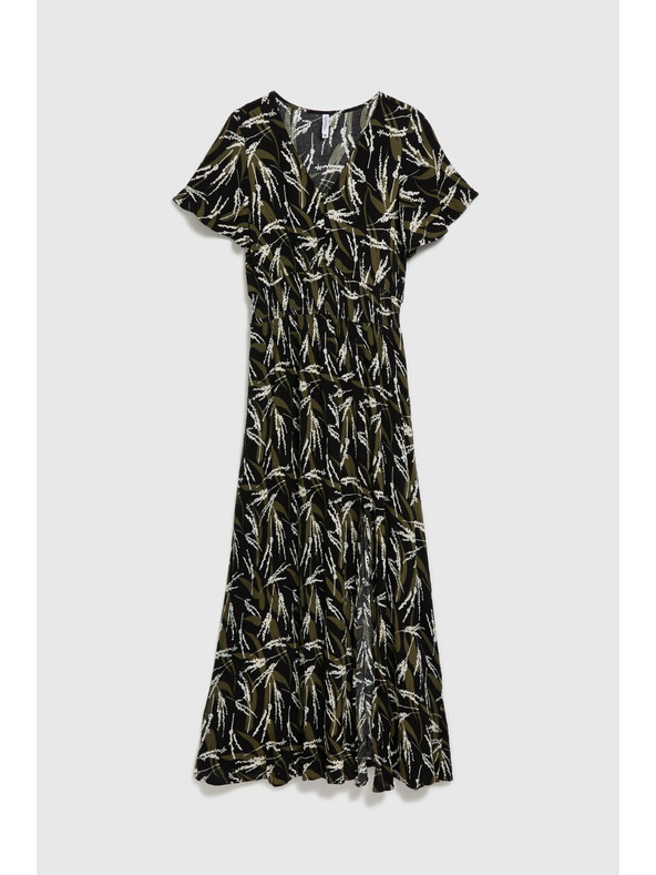 Moodo Langes gemustertes Kleid