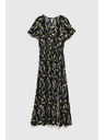 Moodo Langes gemustertes Kleid