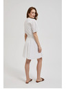 Moodo Kurzes Hemdblusenkleid mit Gürtel