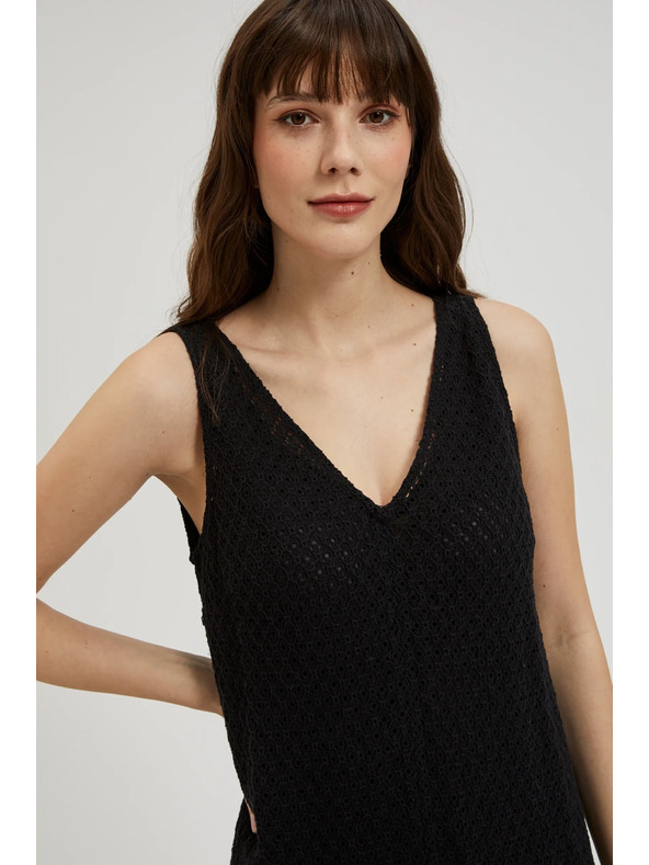 Moodo Schwarzes Trägerkleid