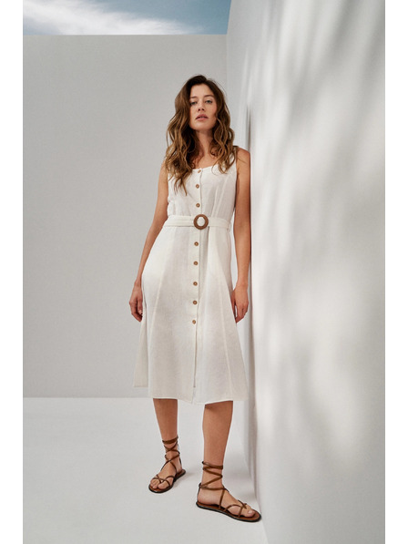 Moodo Weißes Trägerkleid