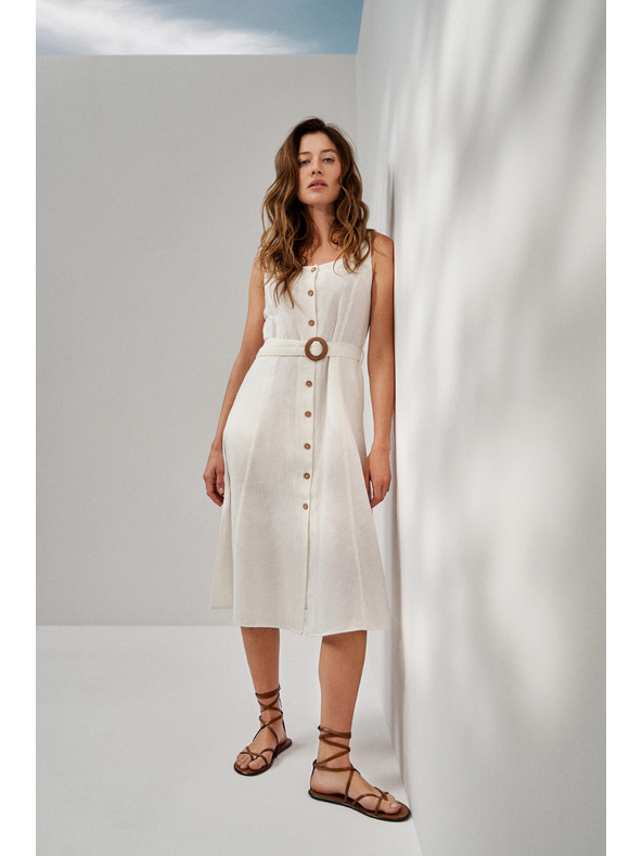 Moodo Weißes Trägerkleid