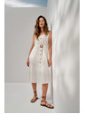 Moodo Weißes Trägerkleid