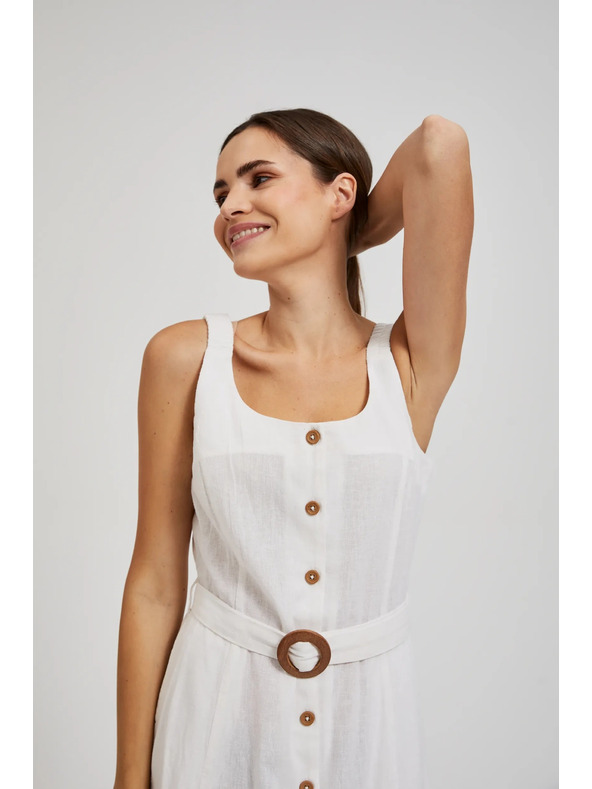 Moodo Weißes Trägerkleid