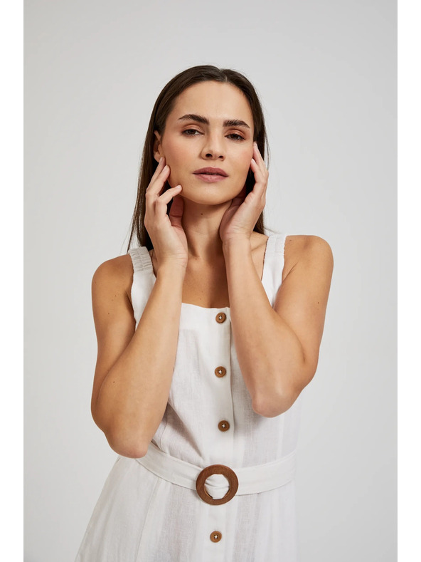 Moodo Weißes Trägerkleid