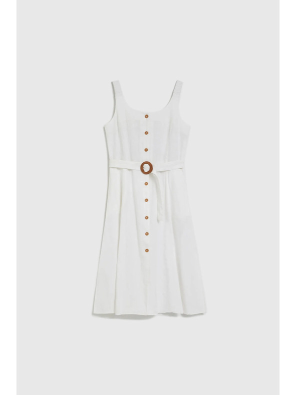 Moodo Weißes Trägerkleid