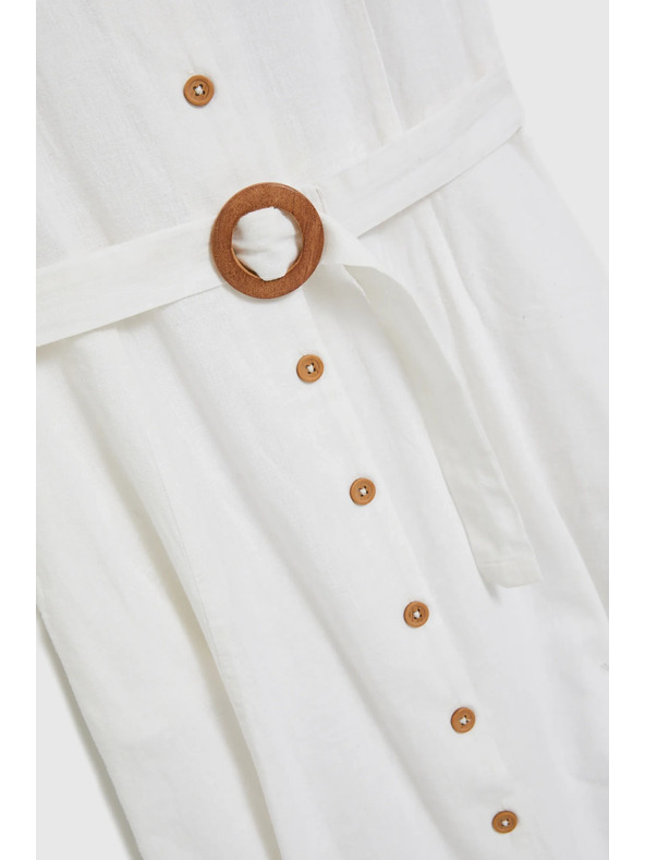 Moodo Weißes Trägerkleid