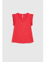 Moodo Roter Top mit Volants