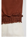 Moodo Brauner Top